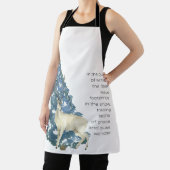 Wild Deer Footprints in Snow – Winter Nature Art Schort (Insitu)