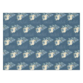 Wild Deer Footprints in Snow – Winter Nature Art Tafelkleed (Voorkant (Horizontaal))