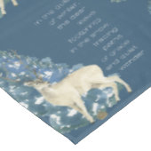 Wild Deer Footprints in Snow – Winter Nature Art Tafelkleed (Gekanteld)