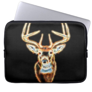 Wild Deer Head Energy Spirit Laptop Sleeve