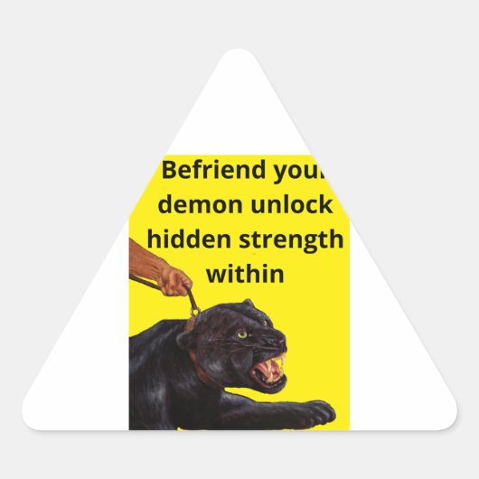 Wild Demon tickers Sticker (Voorkant)