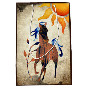 Wild Desert Pony met Sun Horse Medium Cadeauzakje