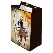 Wild Desert Pony met Sun Horse Medium Cadeauzakje (Voorkant Gekanteld)