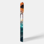 Wild Desert Stallion Nebula sterren bliksem Case-Mate iPhone Case (Achterkant / Rechts)