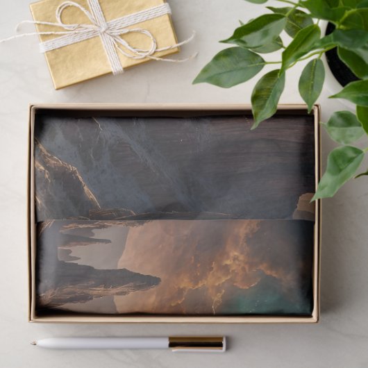 Wild Desert Stallion Nebula sterren bliksem Tissuepapier (Geschenk)