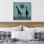 Wild Design Art Canvas Afdruk (Insitu (Slaapkamer))