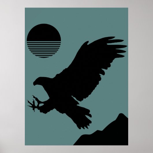 Wild design Eagle Poster (Voorkant)