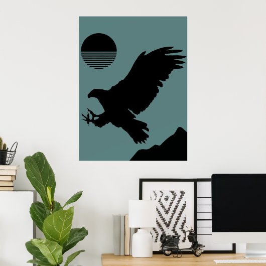 Wild design Eagle Poster (Thuiskantoor)