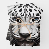 Wild design White Tiger cadeaupapier (In situ)
