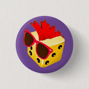 Wild Die Pin Ronde Button 3,2 Cm