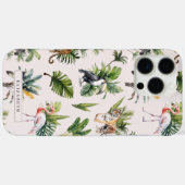 Wild dier | Jungle groen monogram Case-Mate iPhone Case (Achterkant (horizontaal))