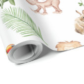 wild dier met Oerwoud Cadeaupapier (Rol Hoek)