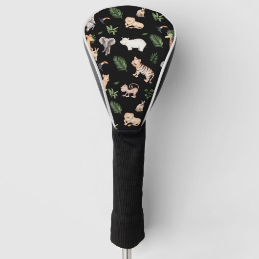 wild dier met Oerwoud Golfheadcover (Voorkant)