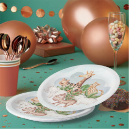 wild dier met Oerwoud Papieren Bordje