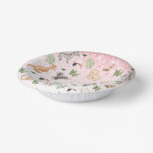 wild dier met Oerwoud Papieren Kommen (Gebogen)