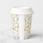 wild dier met Oerwoud-structuur Papierkopjes Papieren Bekers (Rechts)