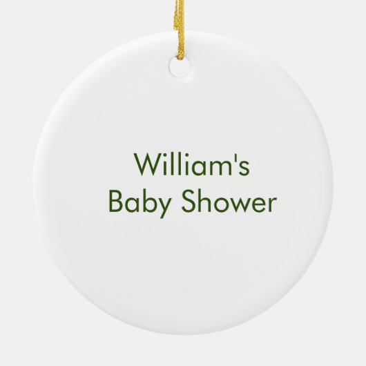 wild dier met Oerwoud Tree-patroon keramiek Keramisch Ornament (Achterkant)