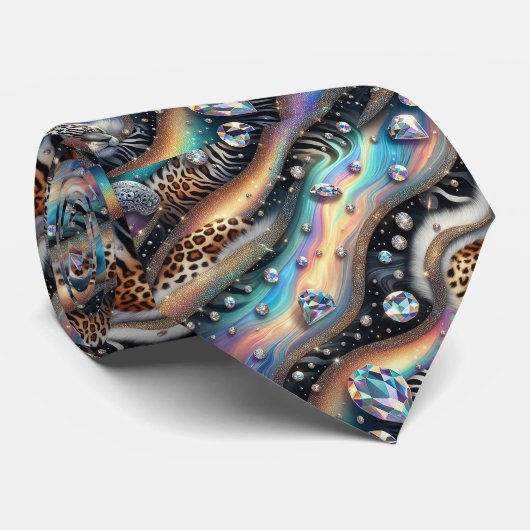 Wild Dier Print Opal Gevlekte Das (Opgerold)