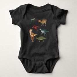Wild dier schattig Jurassic park Dinosauriërs zwar Romper
