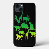 wild dierlijk collage cool appel iPhone design hoe Case-Mate iPhone Case (Achterkant)