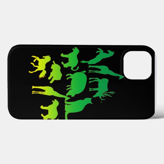 wild dierlijk collage cool appel iPhone design hoe Case-Mate iPhone Case (Achterkant (horizontaal))
