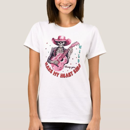 Wild ding doet mijn hart zingen t-shirt (Voorkant)