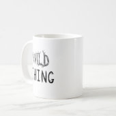 Wild ding met hoofdletter koffiemok (Voorkant links)
