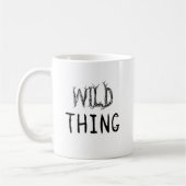 Wild ding met hoofdletter koffiemok (Links)