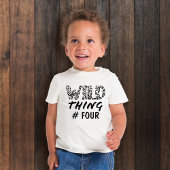 Wild ding Number Quote Funny Leopard Print