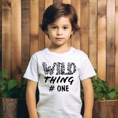Wild ding Number Quote Funny Leopard Print T-Shir T-shirt
