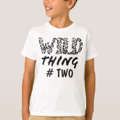 Wild ding Number Quote Funny Leopard Print T-shirt (Voorkant)