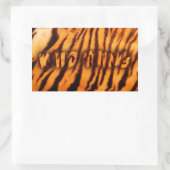 WILD DINGEN RECHTHOEKIGE STICKER (Tas)