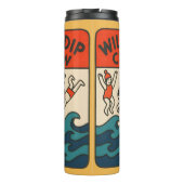 Wild Dip Crew – Sea Swimming Friends Design Thermosbeker (Achterkant)