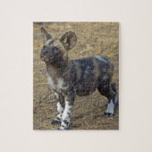 Wild Dog Puppy Legpuzzel (Verticaal)