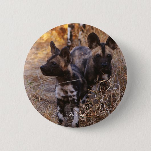 Wild Dogs ronde knop Ronde Button 5,7 Cm (Voorkant)