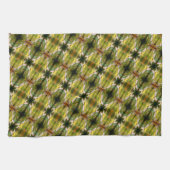 Wild Dogwood Flower Blossom Abstract Patroon Theedoek (Horizontaal)