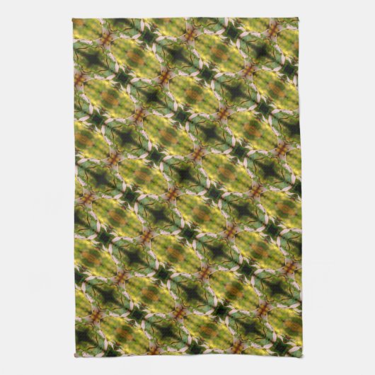 Wild Dogwood Flower Blossom Abstract Patroon Theedoek (Verticaal)