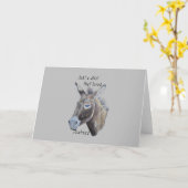 Wild Donkey Art is gewoon een meisje dat van Donke Kaart (Gele Bloem)