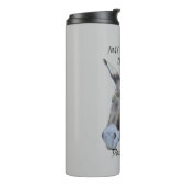 Wild Donkey Art is gewoon een meisje dat van Donke Thermosbeker (Gedraaid links)