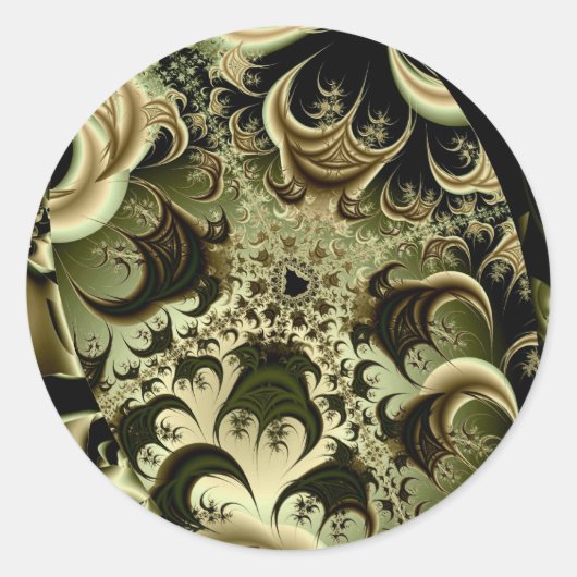 Wild Dreams Ronde Sticker (Voorkant)