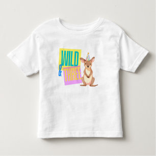 Wild & Drie 3e Verjaardag Kangoeroe T-shirt