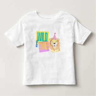 Wild & Drie 3e Verjaardag Leeuw T-shirt