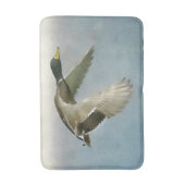 Wild Duck in vlucht Badmat (Voorkant Verticaal)