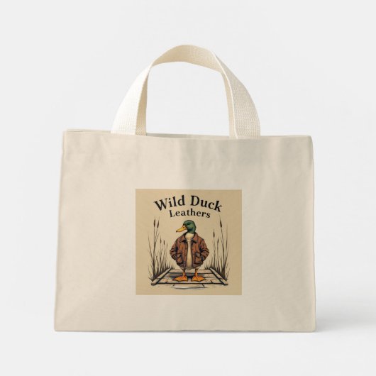 Wild Duck Leathers Canvas Canvas tas (Achterkant)
