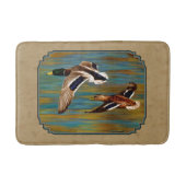 Wild Ducks Flying Tan Badmat (Voorkant)