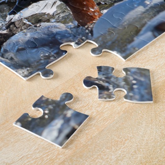 Wild Ducks Spashing Legpuzzel (Zijkant)
