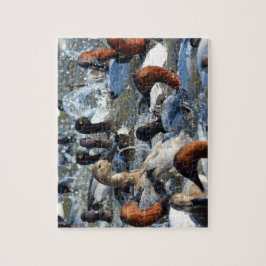 Wild Ducks Spashing Legpuzzel