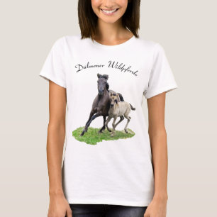 Wild Dulmen Horse Cute Foal _ Dülmener Wildpferde T-shirt