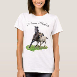 Wild Dulmen Paard Schattige Veulen _ Dülmener Wild T-shirt