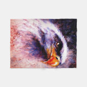 Wild Eagle Fleece Deken (Voorkant (Horizontaal))